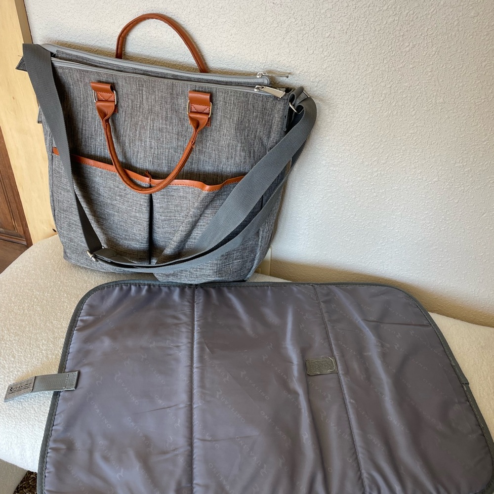 Motif Maylilly Gray Brown Travel Baby Bag - Picture 14 of 15